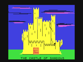 Black Crystal title screen for Commodore 64